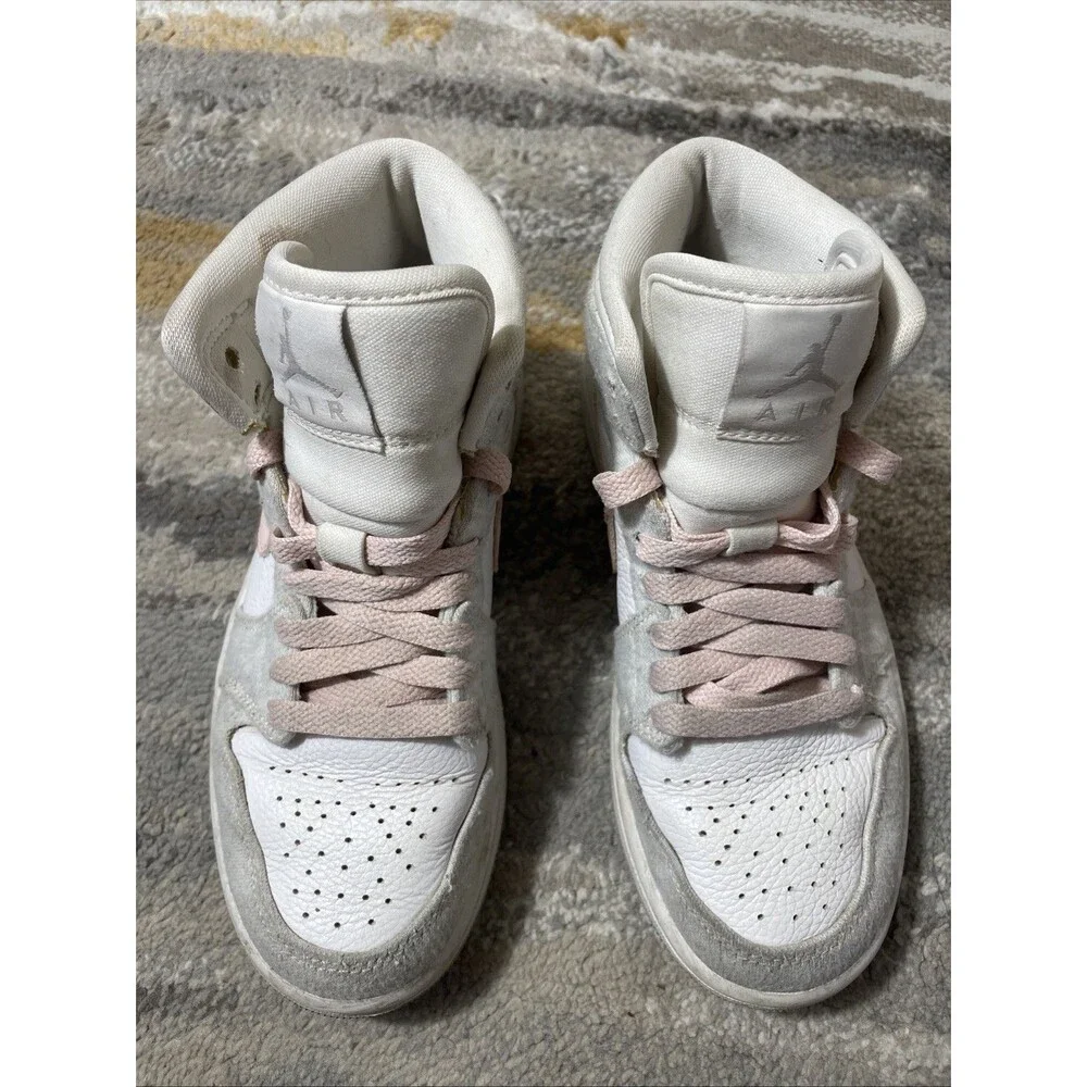 Nike Air Jordan High Top Sneakers Women's 5.5 Streetwear Casual Shoes Pink